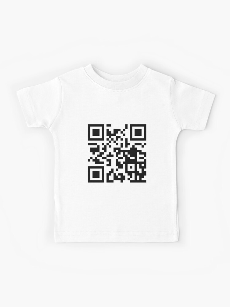 Rick Roll - QR Code Kids T-Shirt for Sale by NikkiMouse82