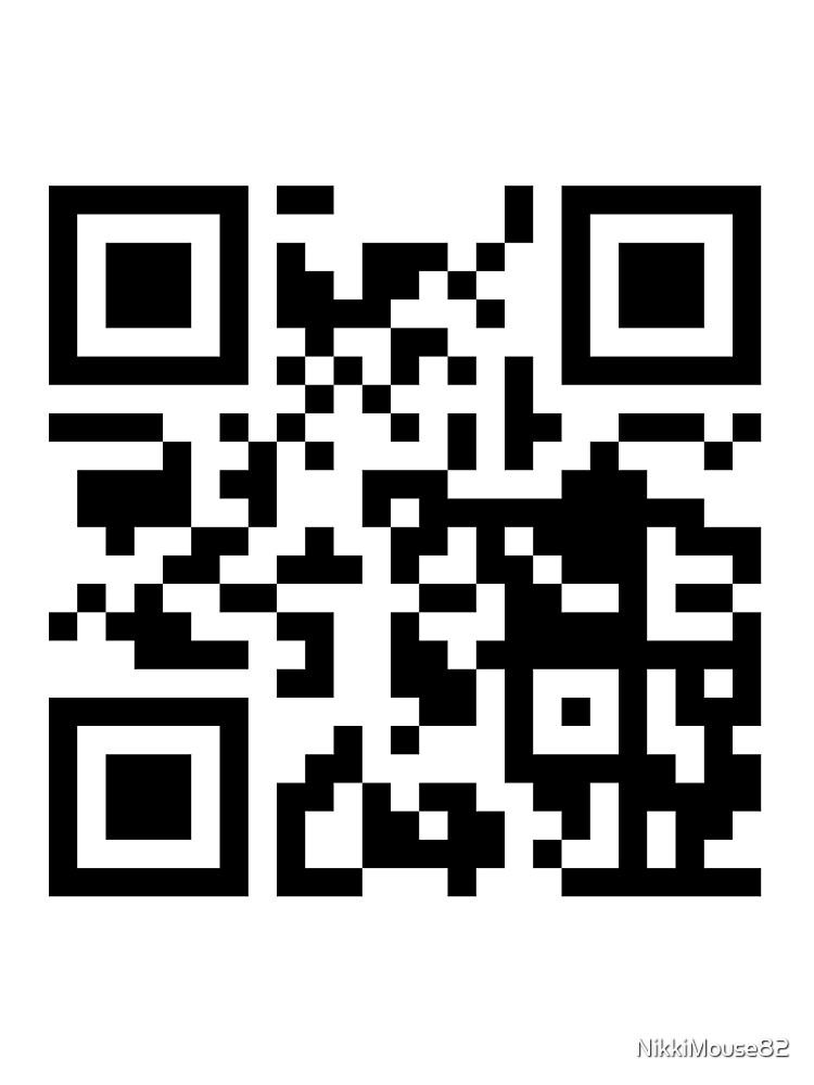 Rick Roll QR Code Small Pin for Sale by designsbykevin