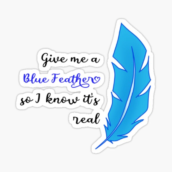 Item preview, Blue Feather designed and sold by vivisaur-art.