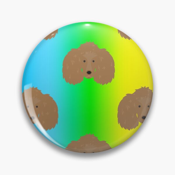 Item preview, brown poodle dog funny face mask poodles designed and sold by alaechamlal.