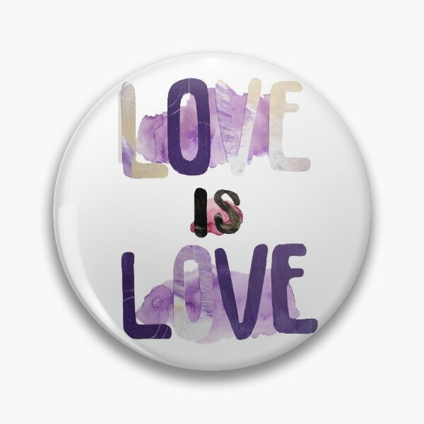 Item preview, Love is Love (Purple Design) designed and sold by Michelle Bukowski.