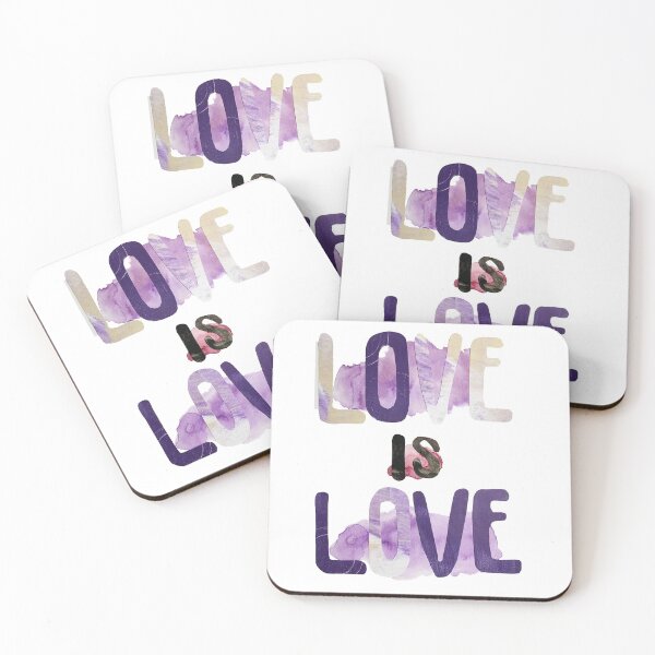 Item preview, Love is Love (Purple Design) designed and sold by Michelle Bukowski.