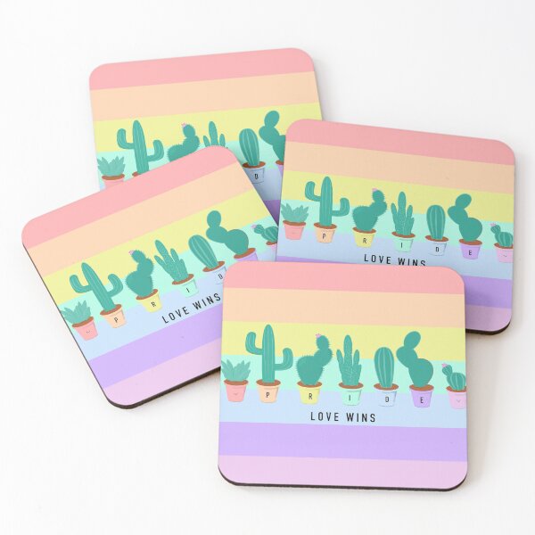 Item preview, Pride Flag Cacti designed and sold by murphydesigns.