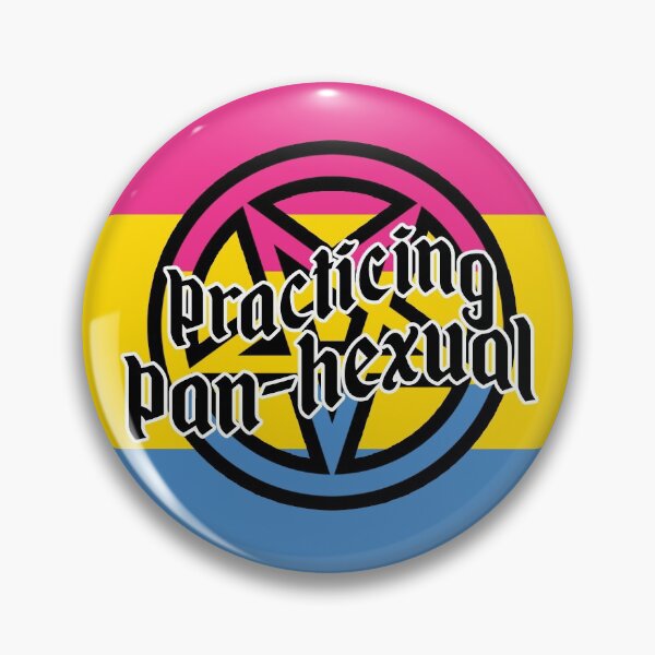 Item preview, Practicing Pan-Hexual - Witchy Pansexual Pride Flag designed and sold by glittergoreart.