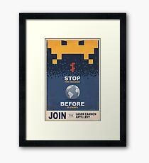 Join the Laser Canon Artillery Framed Print