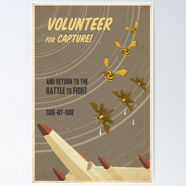 Volunteer for capture Poster