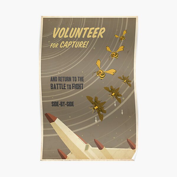 Volunteer for capture Poster