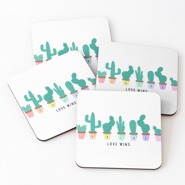 Item preview, Pride Love Wins Cacti designed and sold by murphydesigns.