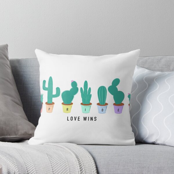 Item preview, Pride Love Wins Cacti designed and sold by murphydesigns.