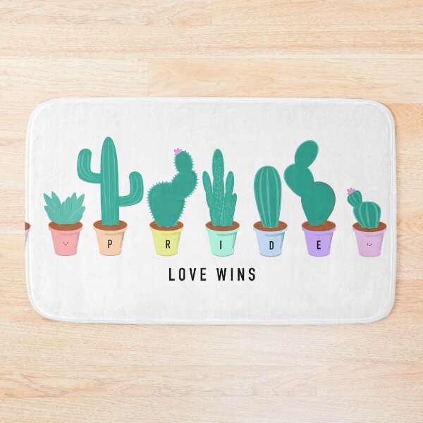 Item preview, Pride Love Wins Cacti designed and sold by murphydesigns.