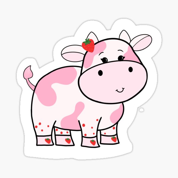 Strawberry cow рисунок