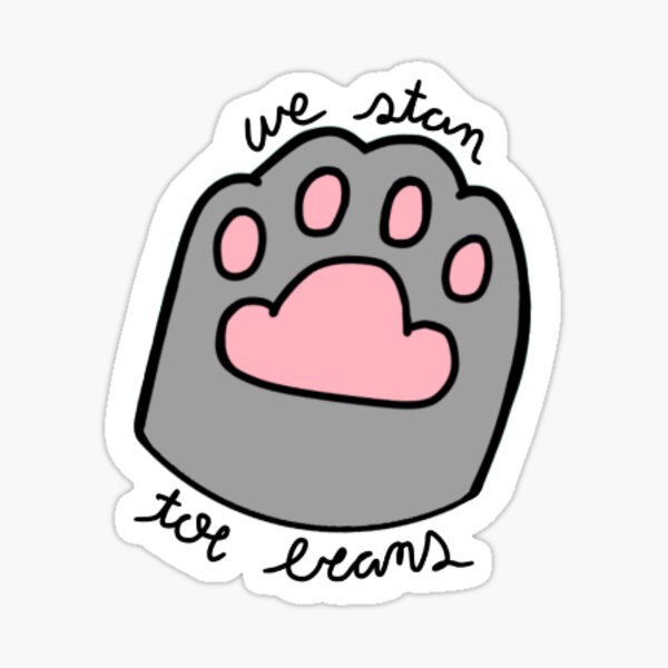 toe beans pusheen