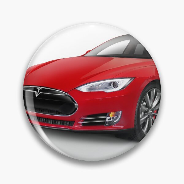 Item preview, Tesla Model S red luxury electric car photo print designed and sold by MaximImages .com Exquisite Arts.
