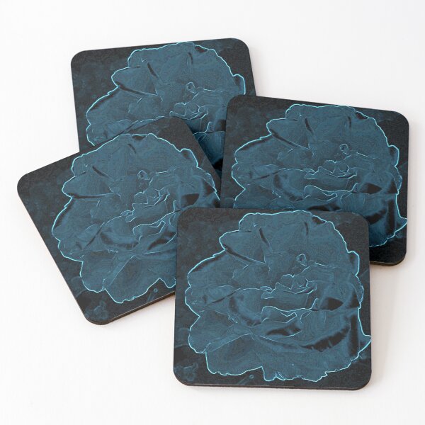 Item preview, Rose black blue designed and sold by Moonyflower.