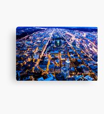 South Seattle at Twilight Canvas Print