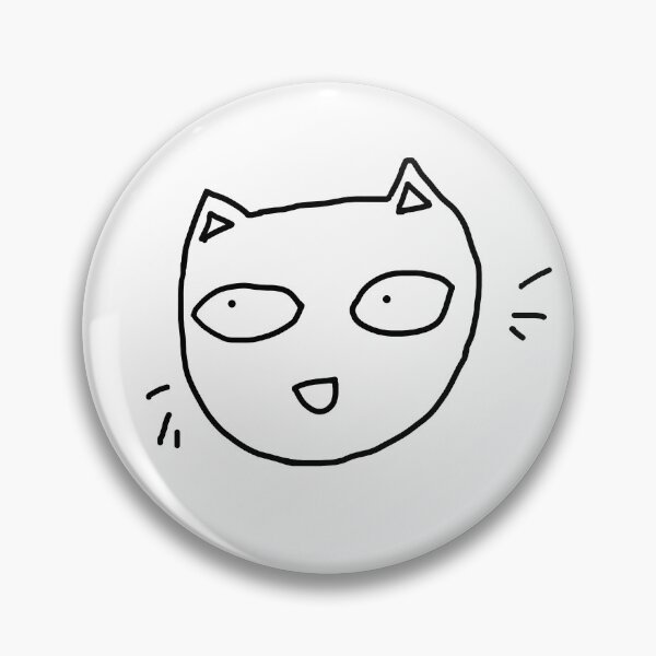 Item preview, simple funny Cat- shin ae's i love yoo drawing designed and sold by Old-Cat-Lady.