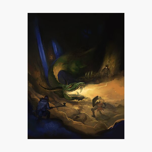 Dragon Warriors Bestiary Photographic Print