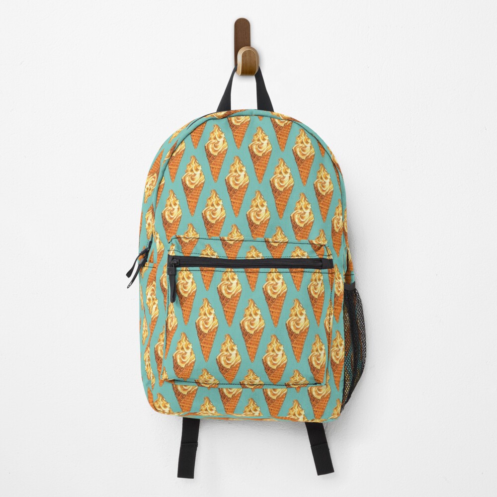Vanilla Soft Serve Pattern Backpack