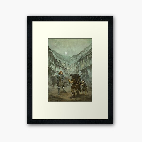 Friends or Foes Framed Art Print