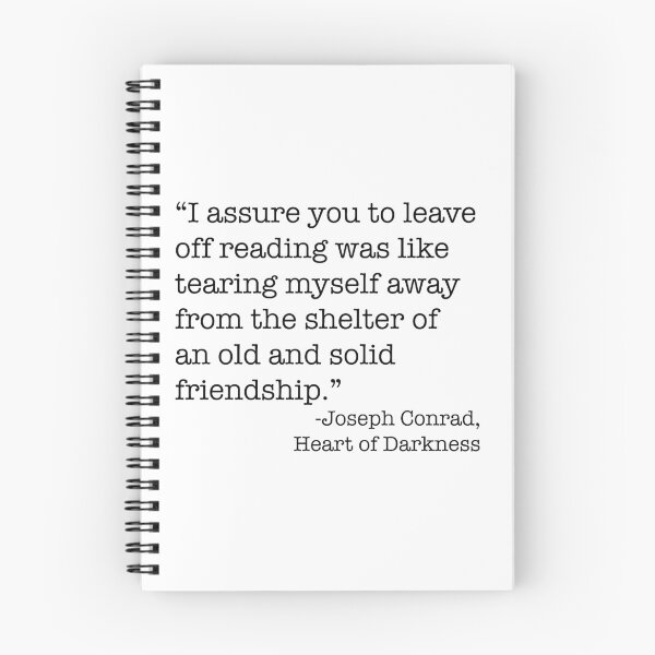 Item preview, Joseph Conrad Reading Quote designed and sold by BeccaC27.