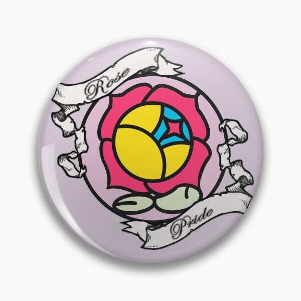 Item preview, Rose Pride Pansexual designed and sold by TrotLOeilArt.