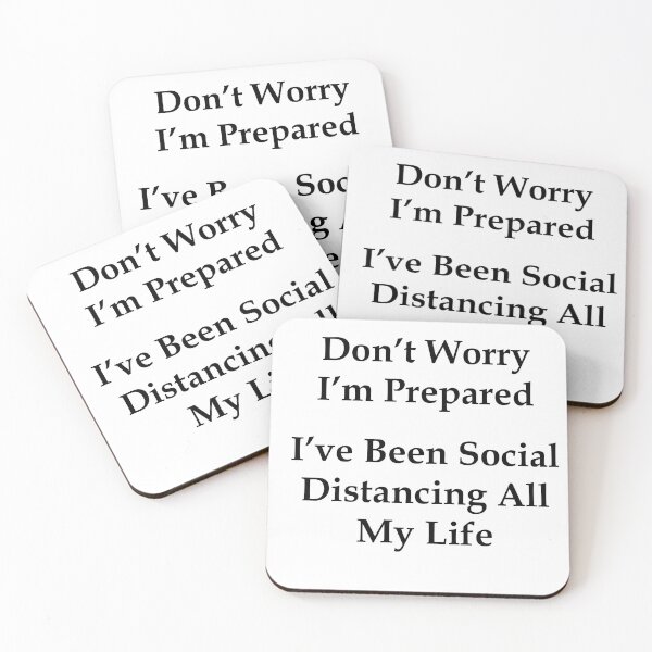Item preview, Social Distancing Funny Meme designed and sold by BellaVille.