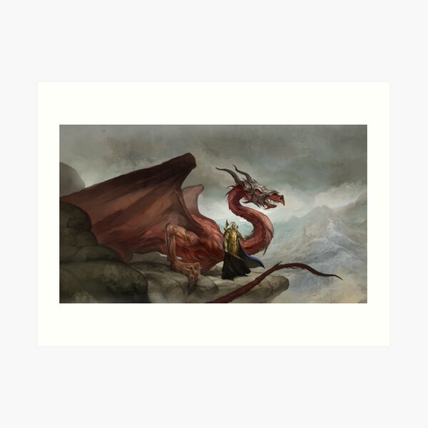 Dragon King Art Print