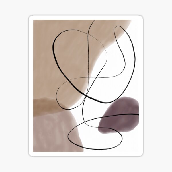Item preview, Earth Tones Organic Shapes designed and sold by trajeado14.
