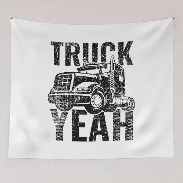 Item preview, Truck Yeah - 18-Wheeler Big Rig - Distressed designed and sold by EstelleStar.