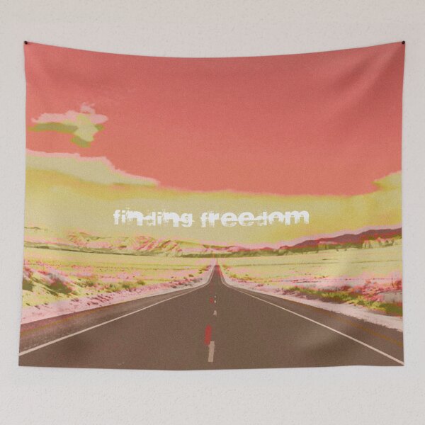 Item preview, Streets empty - finding freedom -pink - Digital art painted by Iona Art Digital designed and sold by IonaArtDigital.