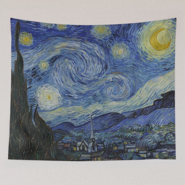 Item preview, Starry Night Van Gogh Clipped designed and sold by Darcy777.