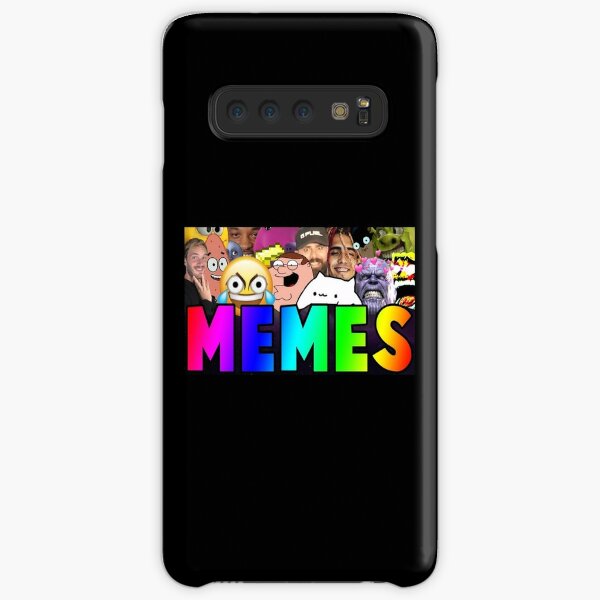 Epic Meme Cases For Samsung Galaxy Redbubble - top 10 overpowered anime characters roblox memes stupid memes