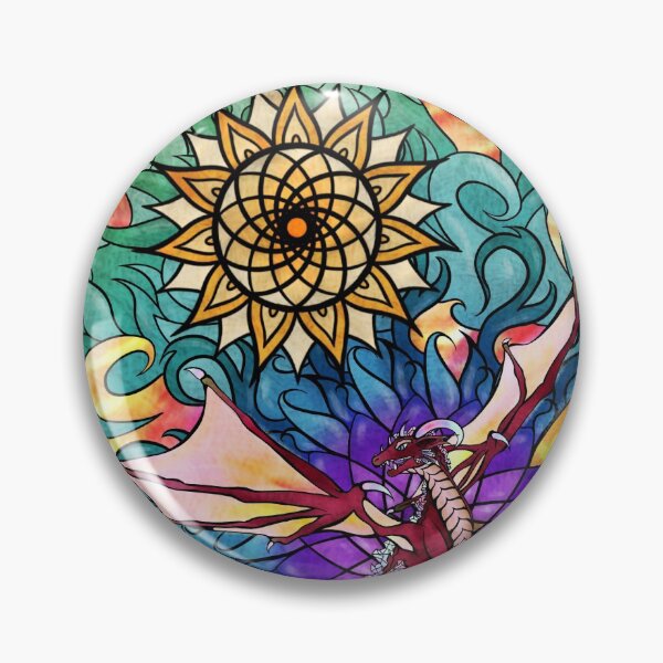 Item preview, Stained Glass Solar Dragon designed and sold by madisondraws.