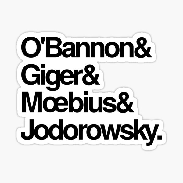 Item preview, Jodorowsky's Dune - O'Bannon, Giger, Moebius and Jodorowski designed and sold by jimmynails.