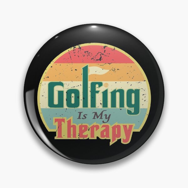 Item preview, golfing is my therapy designed and sold by lamjar-art.