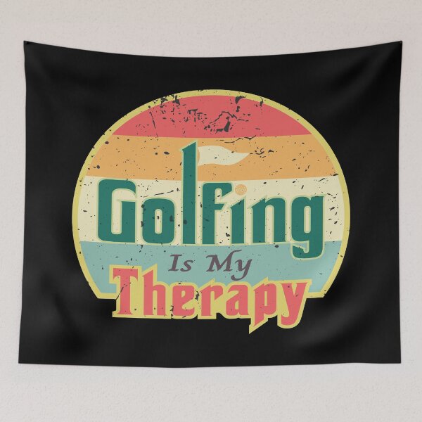 Item preview, golfing is my therapy designed and sold by lamjar-art.