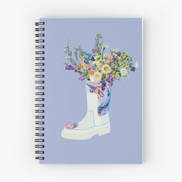 Item preview, Flower-Filled Rainboots designed and sold by creativebeann.