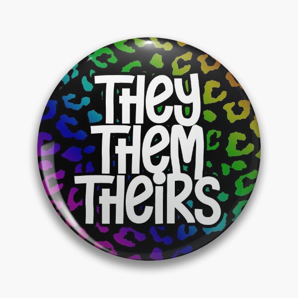 Item preview, Rainbow Pronouns - They/Them designed and sold by glittergoreart.
