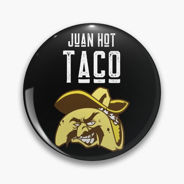 Item preview, Juan Hot Taco. Funny Food Pun. Dark background. designed and sold by shirtdan.
