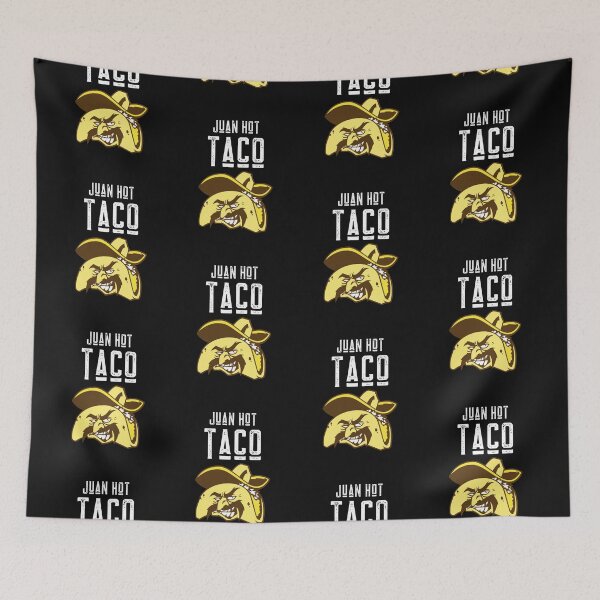 Item preview, Juan Hot Taco. Funny Food Pun. Dark background. designed and sold by shirtdan.