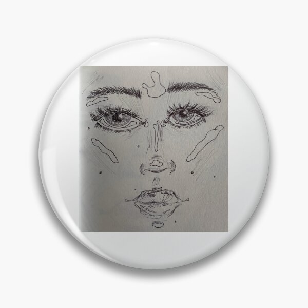 Item preview, ballpoint face designed and sold by vegansdottir.