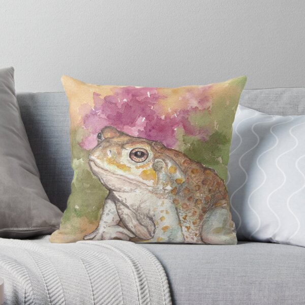 Sonoran Desert Toad Throw Pillow