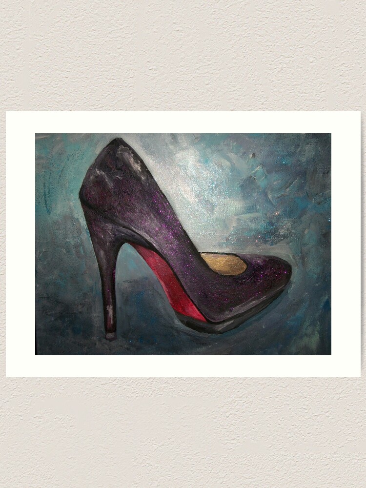 Purple red bottom on sale heels