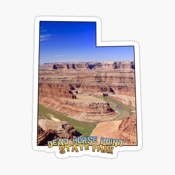 Item preview, Utah State Outline - Dead Horse Point State Park designed and sold by gorff.