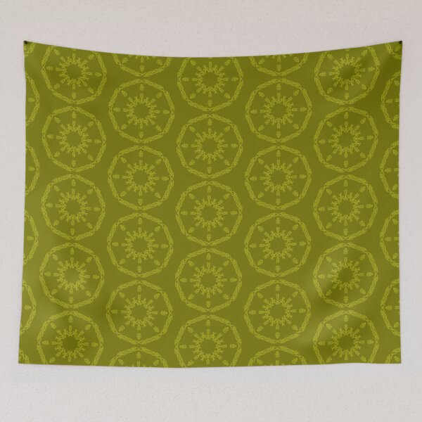 Item preview, Abstract mustard green fantasy designed and sold by Abstractlara.