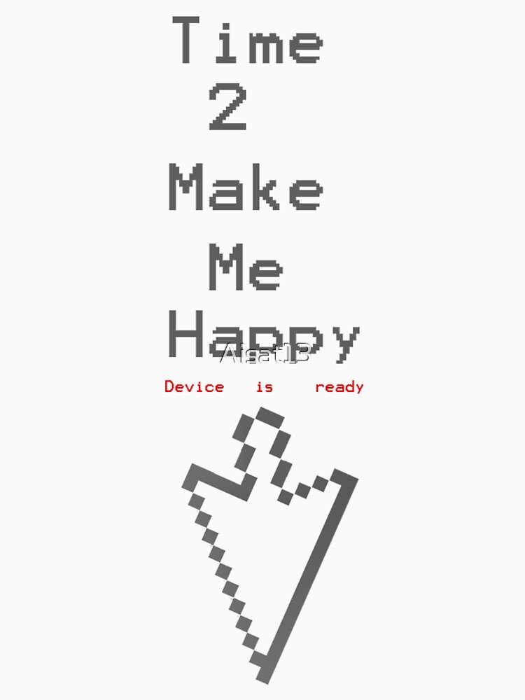 Thumbnail 7 of 7, Essential T-Shirt, Time 2 make me happy designed and sold by Aisat13.