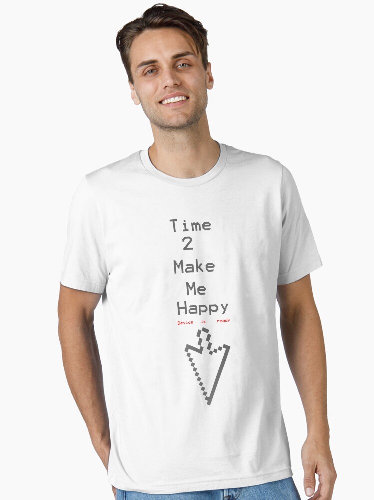 Thumbnail 1 of 7, Essential T-Shirt, Time 2 make me happy designed and sold by Aisat13.