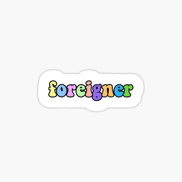 Foreigner Stickers Redbubble - pop smoke roblox id foreigner