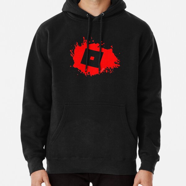 Roblox Style Spat Red Pullover Hoodie By Lovegames Redbubble - black and red hoodie roblox