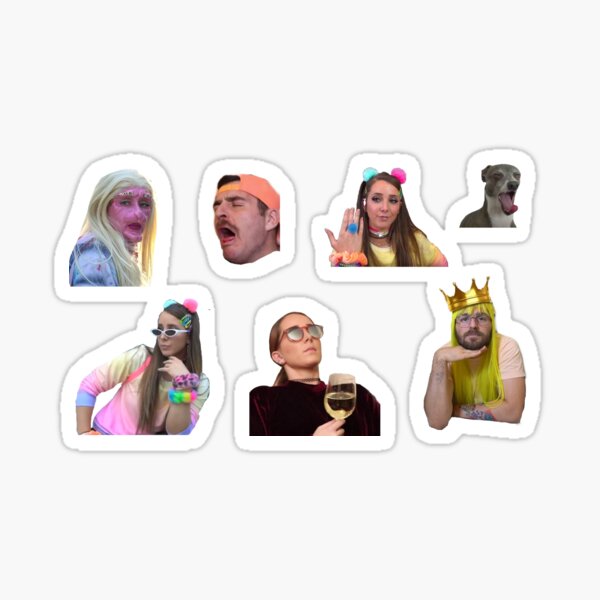Artikel-Vorschau von Jenna Marbles Sticker Pack, designt und verkauft von solange-annick.